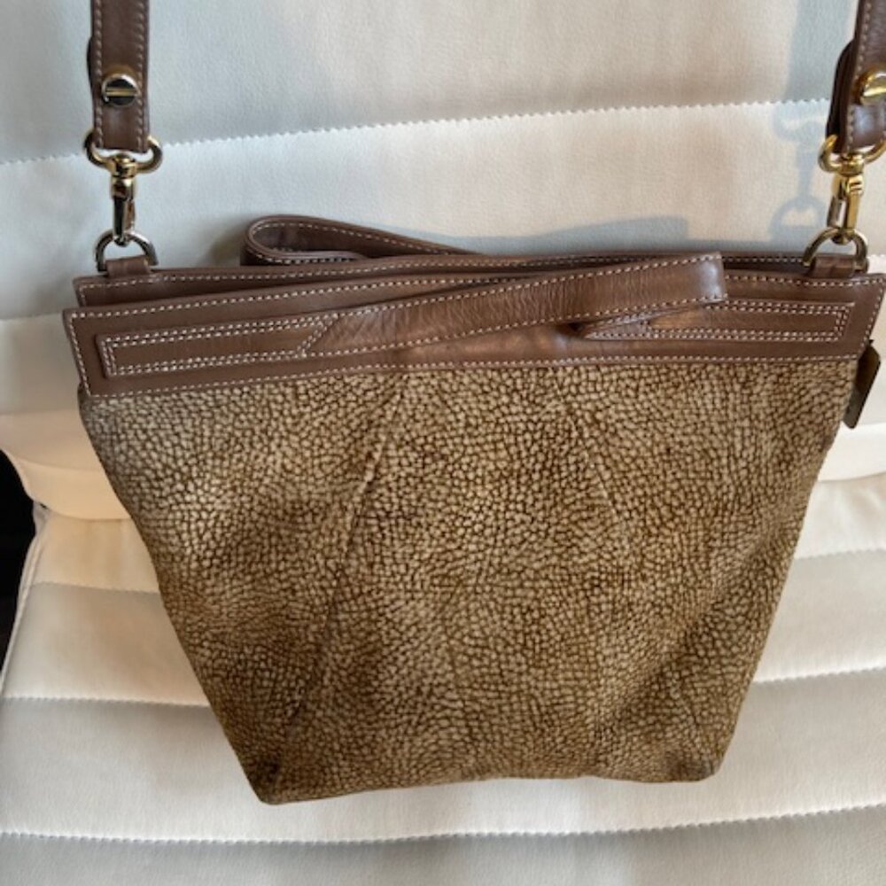 Borbonese Redwall Quail Pattern Crossbody - image 4